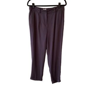 Loft Outlet Gray Cuffed Skinny Ankle Pants M Careerwear